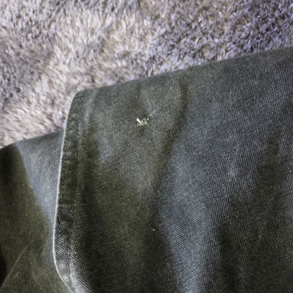 Carhartt C70 Sherpa Lined Jacket  XL Mens Green Canvas Duster Chore Barn USA - Picture 15 of 15